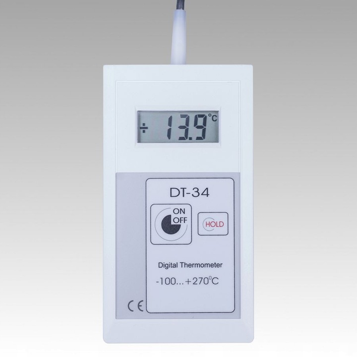 Termometr DT34 kontrolny - świadectwo wzorcowania