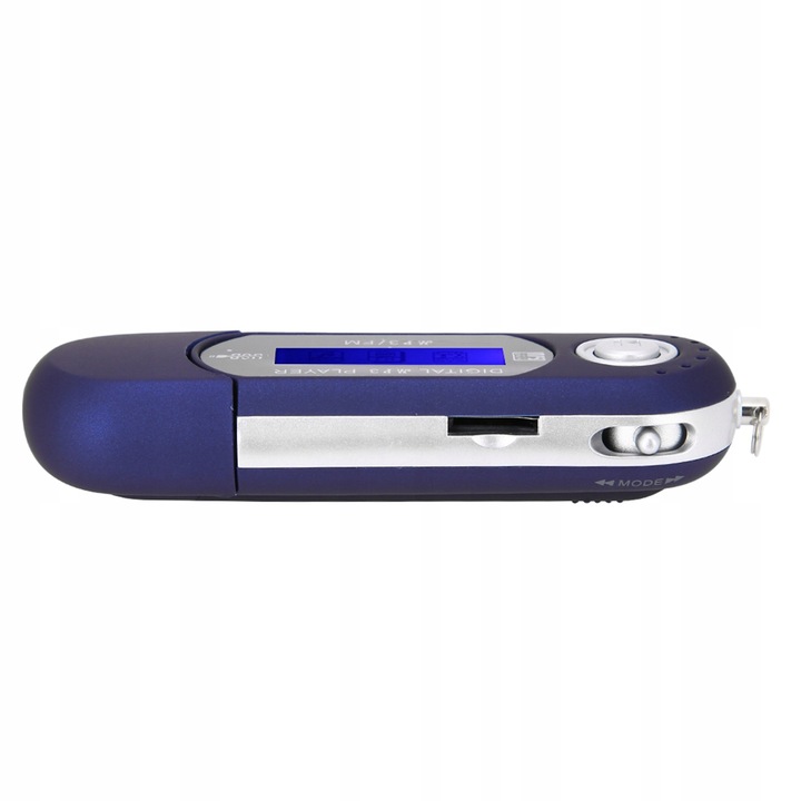 ODTWARZACZ MP3 USB PENDRIVE RADIO FM NIEBIESKI