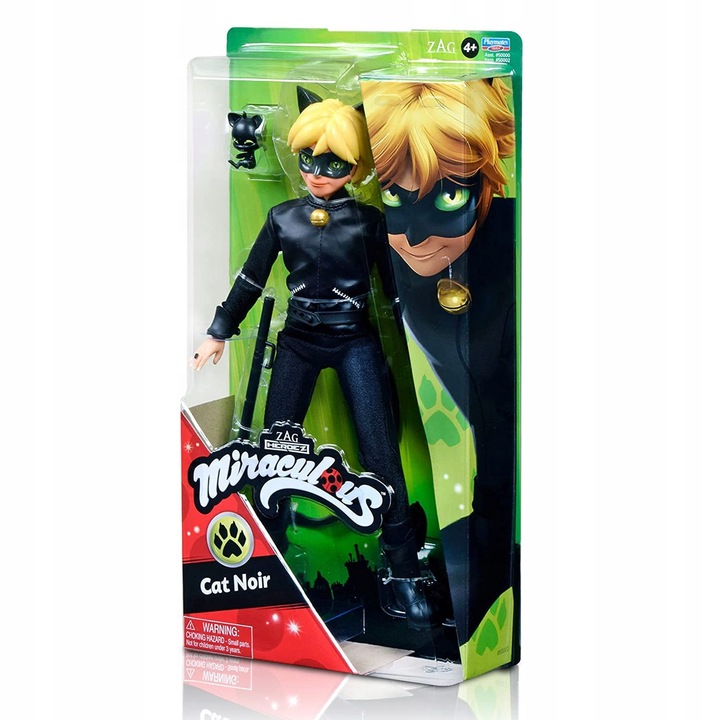MIRACULOUS: Biedronka i Czarny Kot, Lalka Czarny Kot 50002