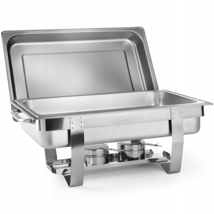 Podgrzewacz na pastę GN1/1 w zestawie z pojemnikami GN 2x 1/2 i 3x 1/3