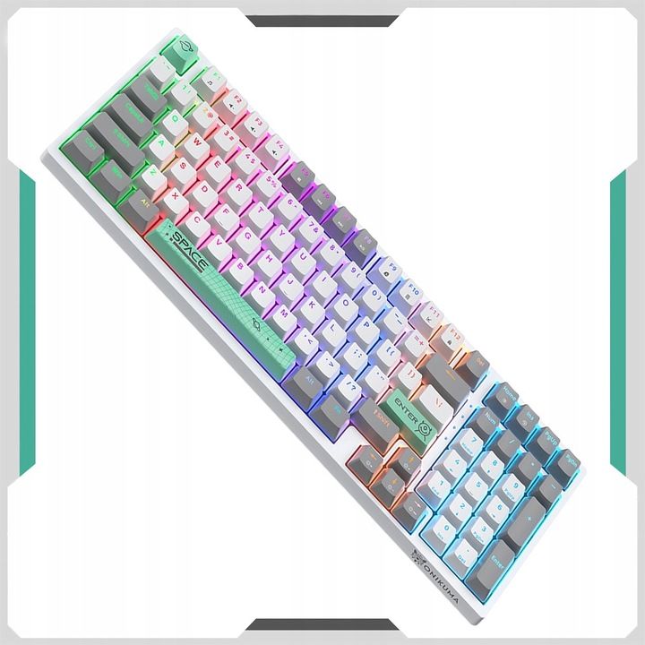 ONIKUMA G38 KLAWIATURA GAMINGOWA MECHANICZNA PODŚWIETLANA RGB DLA GRACZY
