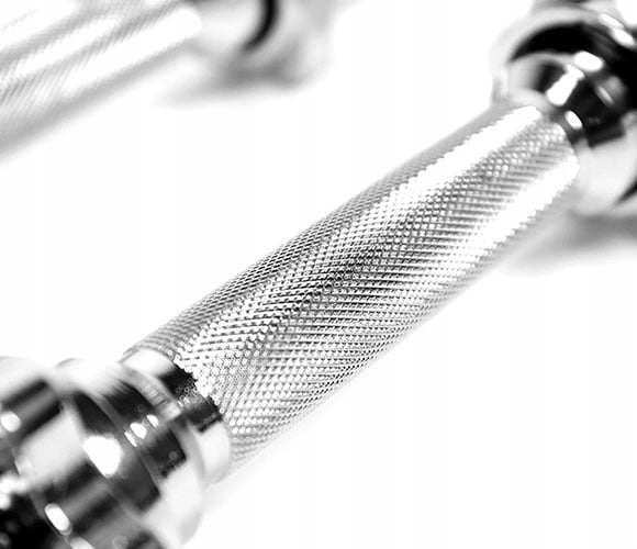 Gryfy do hantli Dumbbell Gryf Prosty Krótki Hantle 40cm 28mm 2szt. - Zipro