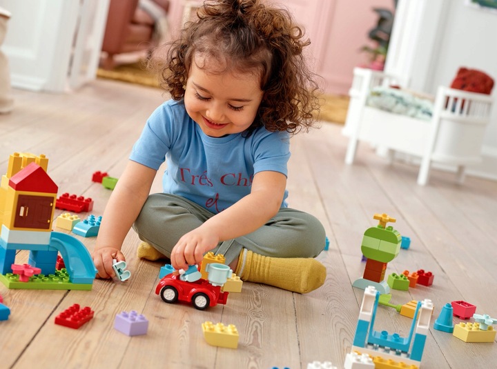 KLOCKI LEGO DUPLO DUŻE PUDEŁKO XXL KREATYWNE KLOCKI PREZENT DLA 2,3,4 LATKA