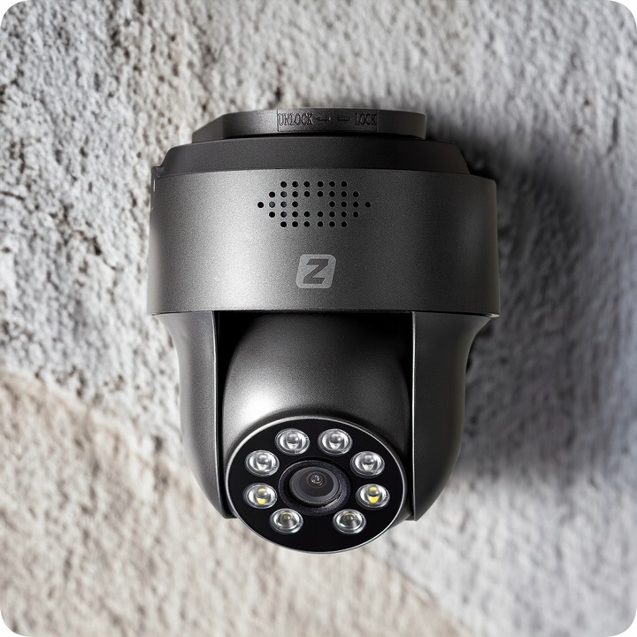 ZEWNĘTRZNA KAMERA OBROTOWA IP IKPW430CMV2 4MPx 4MP WiFi 4xZOOM SZARA