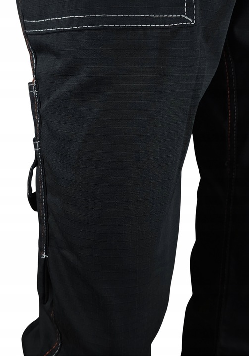 Spodnie ROBOCZE męskie BHP MOCNE ochronne WZMACNIANE RIP-STOP na rozdarcia