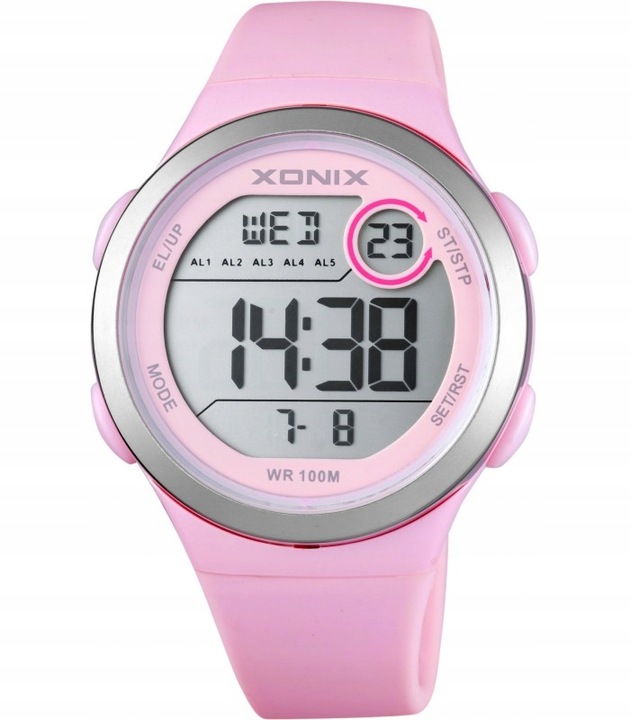 KOMUNIA Dziewczynki Młodzieżowy ZEGAREK XONIX DAO CZYTELNY +pudełko