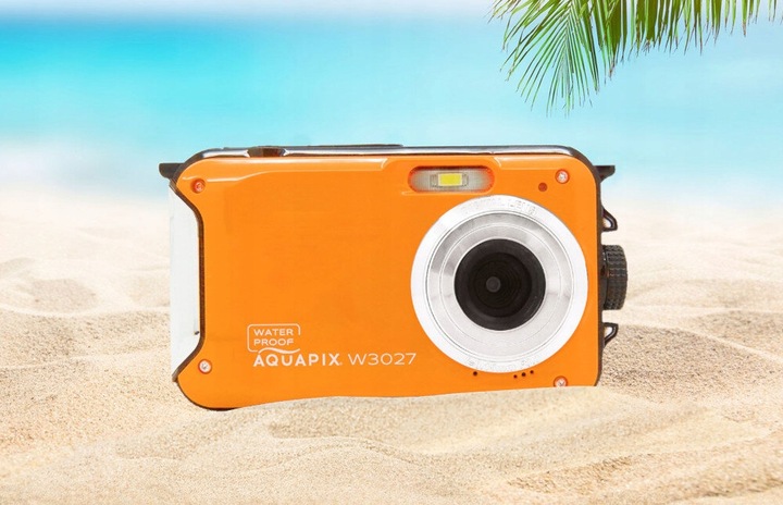 Aparat EASYPIX Aquapix W3027-O Wave Pomarańczowy
