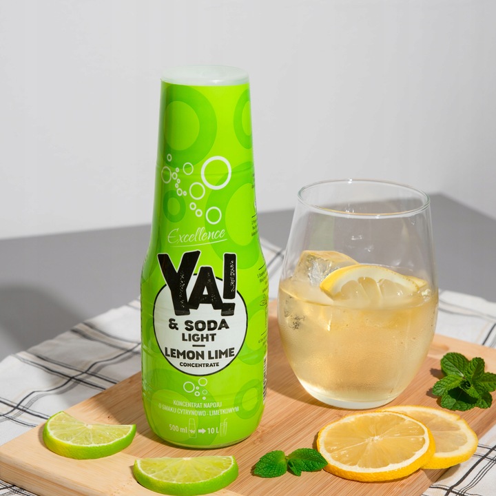 Zestaw Syropów Ya Soda Cola Pomarańcza Cytryna Limonka light do saturatora