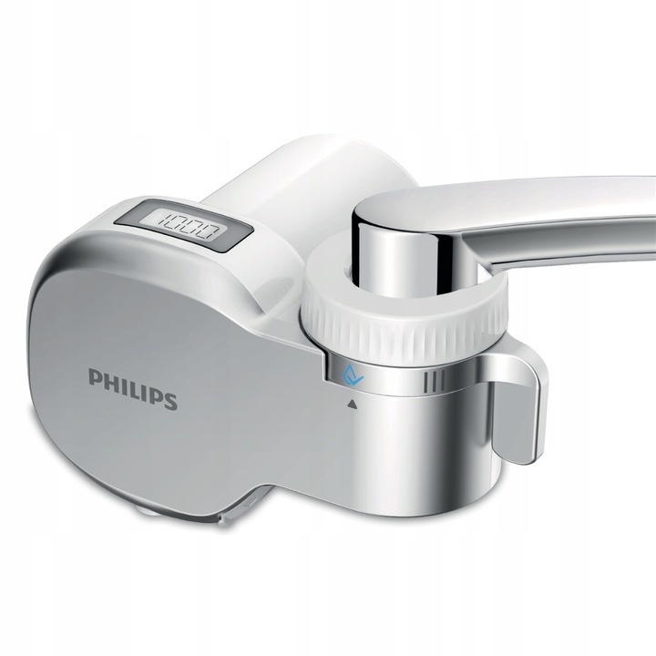 Filtr wody na kran PHILIPS AWP3705P3 filtr nakranowy z licznikiem, 3 wkłady