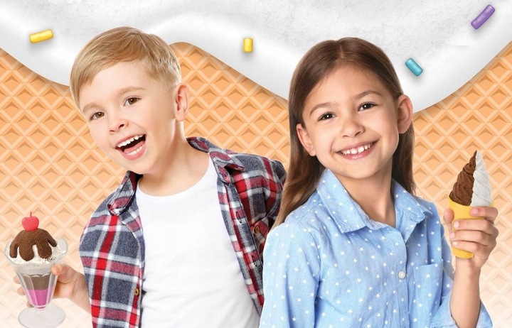 Kinetic Sand Lodowe przysmaki Zestaw z piaskiem kinetycznym Lodziarnia