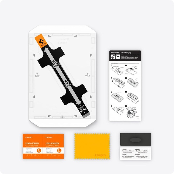 Szkło hartowane Spigen do iPad Air 11" M2 2024, na ekran do etui +aplikator