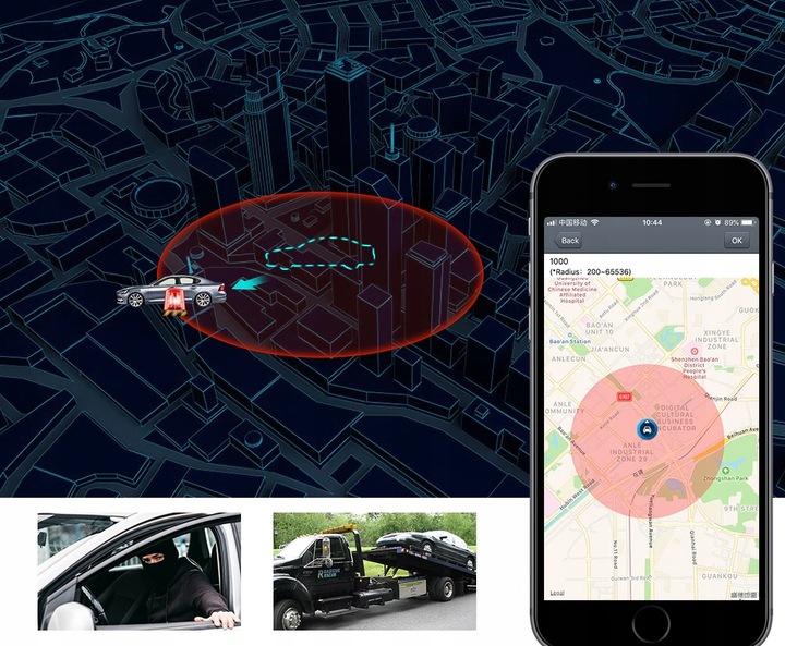 LOKALIZATOR GPS TK108B MAGNES PODSŁUCH ŚLEDZENIE TRACKER APP 10000mAh