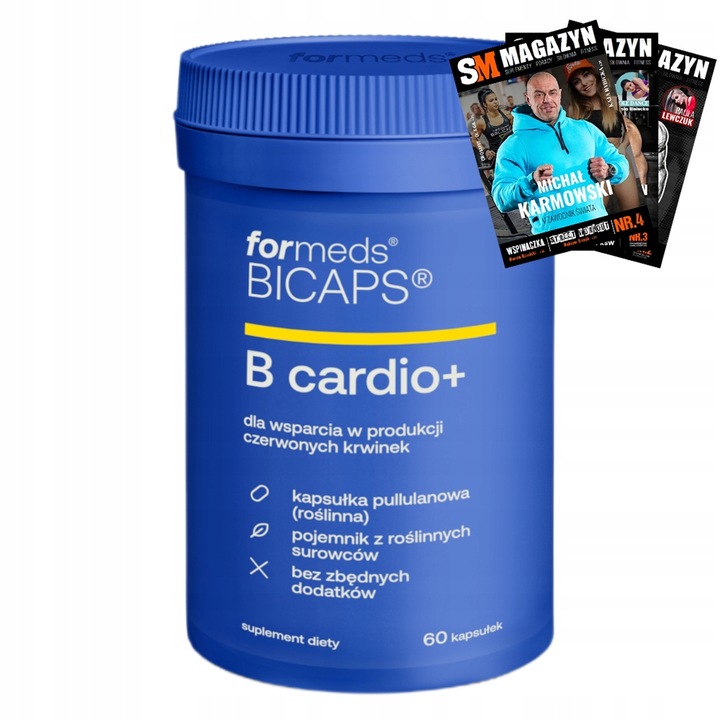 FORMEDS BICAPS B CARDIO WITAMINA B6 60k KRĄŻENIE