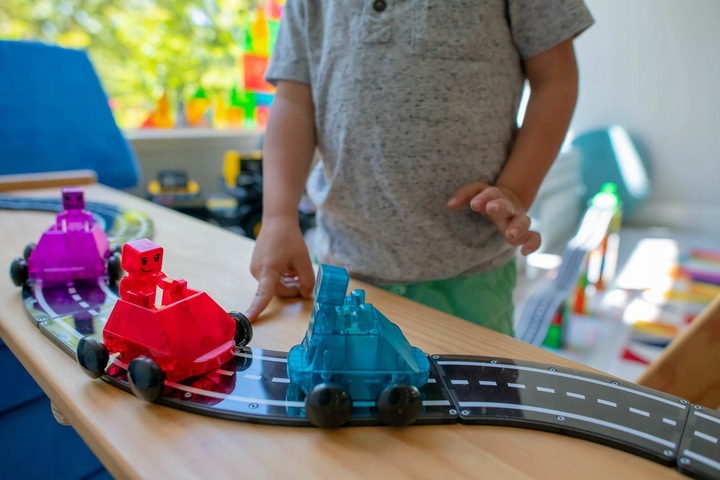 MAGNA-TILES Magnetyczna Droga Klocki Magnetyczne 12 elementów