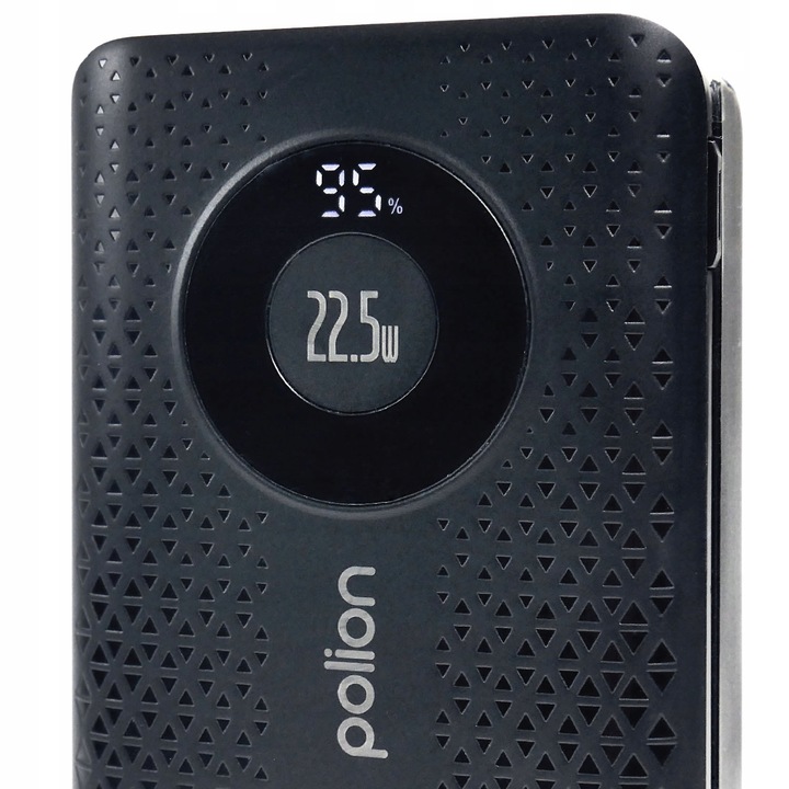 Powerbank POLION Szybkie Ładowanie 22.5W 30000mAh USB-C USB-A PD3.0 QC3.0