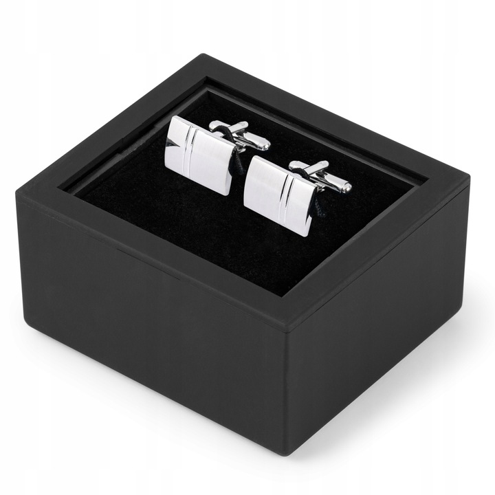 Męskie spinki do mankietów koszuli PREZENT