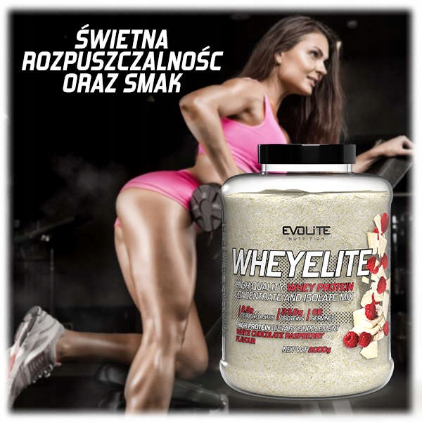 EVOLITE WHEYELITE 2kg PROTEIN WPC80 WPI SERWATKA