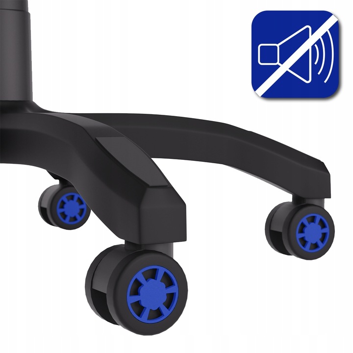 FOTEL GAMINGOWY CYBER CHAIRS X-LOGIC BLUE - BIUROWY