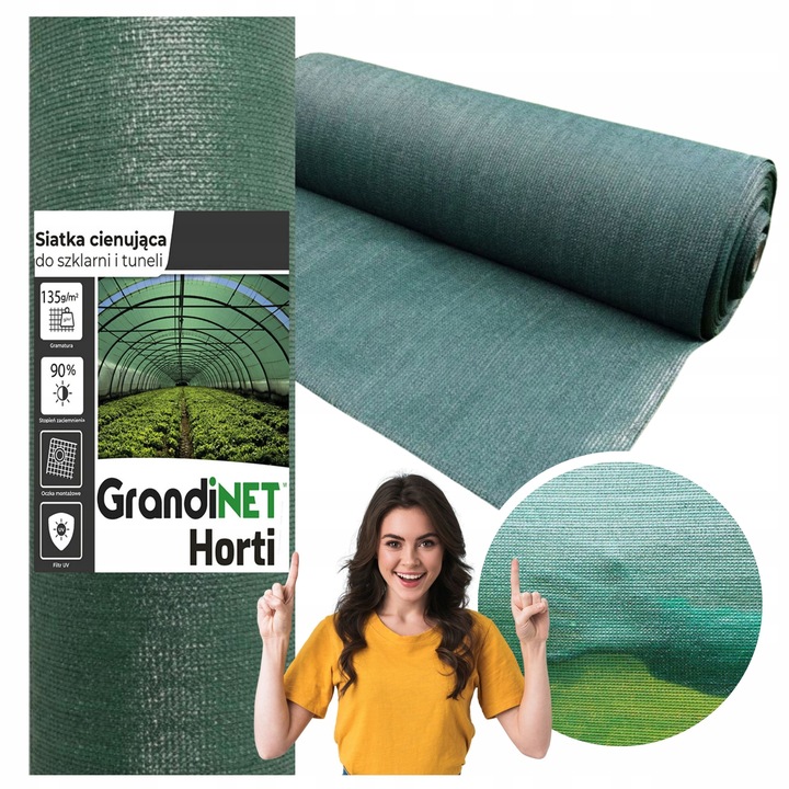 Siatka Cieniująca 1x30m 90% UV Osłonowa Maskująca Ogrodzenie Osłona Na Płot