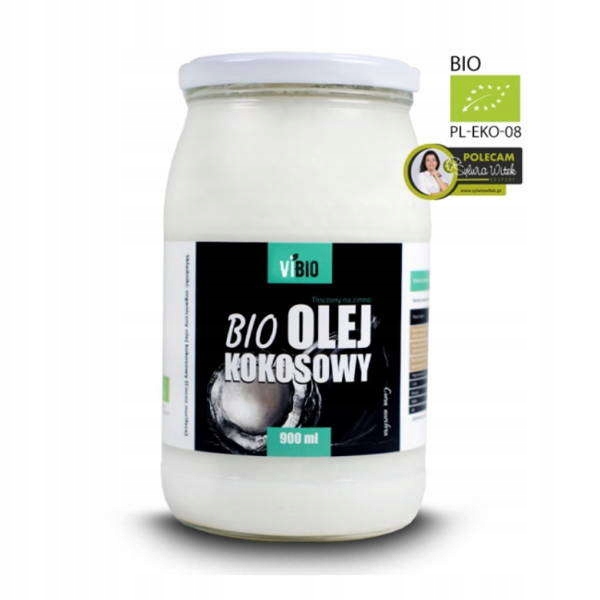 Olej kokosowy nierafinowany do smażenia 900 ml