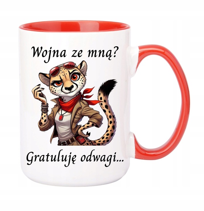 ŚMIESZNY DUŻY KUBEK Z NADRUKIEM WALENTYNKI URODZINY do PRACY prezent 425 ML