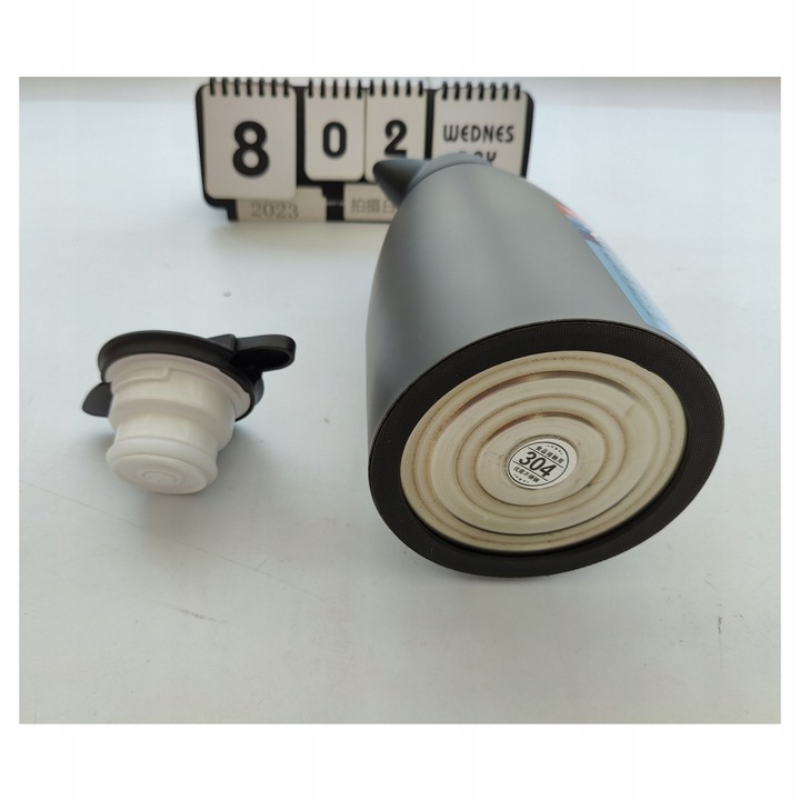 TERMICZNY CZAJNIK STALOWY 304 DUŻY OTWÓR ERGONOMICZNY UCHWYT