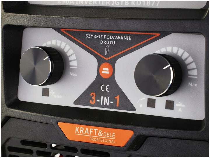 Spawarka INWERTEROWA INWERTOROWA MIGOMAT FLUX MIG MAG MMA 250A GAZOWY 4w1