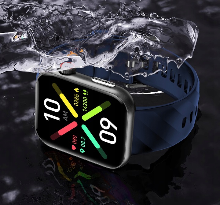 ZEGAREK SMARTWATCH POMIAR CUKRU EKG POLSKIE MENU CIŚNIENIOMIERZ PULS TLEN