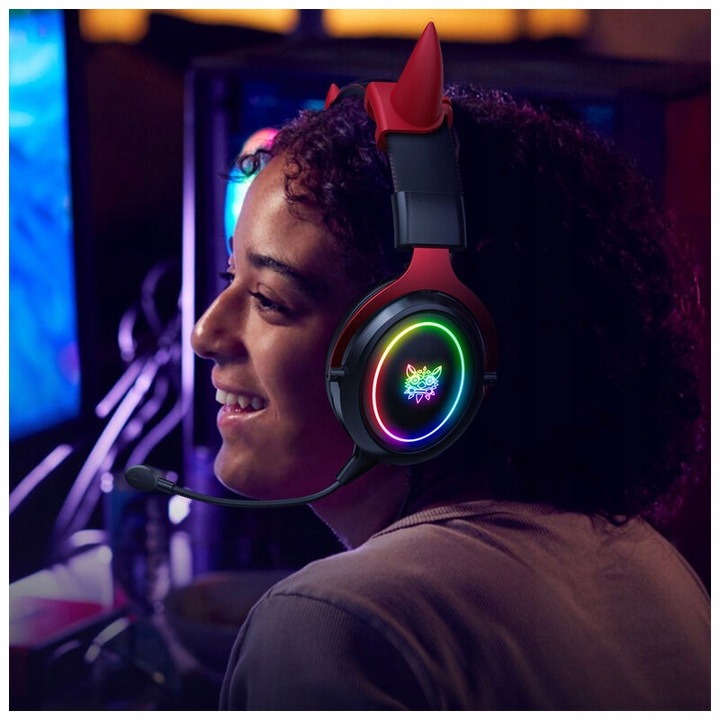 ONIKUMA X10 DEVIL SŁUCHAWKI GAMINGOWE Z MIKROFONEM PRZEWODOWE NAUSZNE DO PC