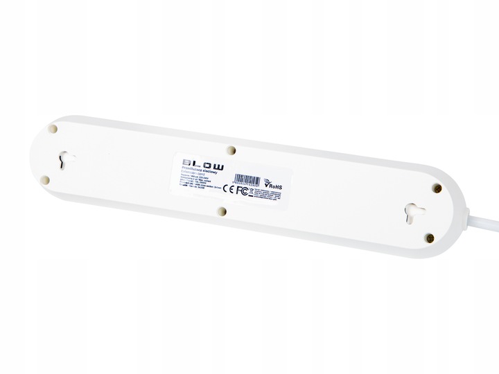 PRZEDŁUŻACZ LISTWA ZASILAJĄCA WŁĄCZNIK 3x USB 5 GNIAZD 5m BIAŁY ŁADOWARKA