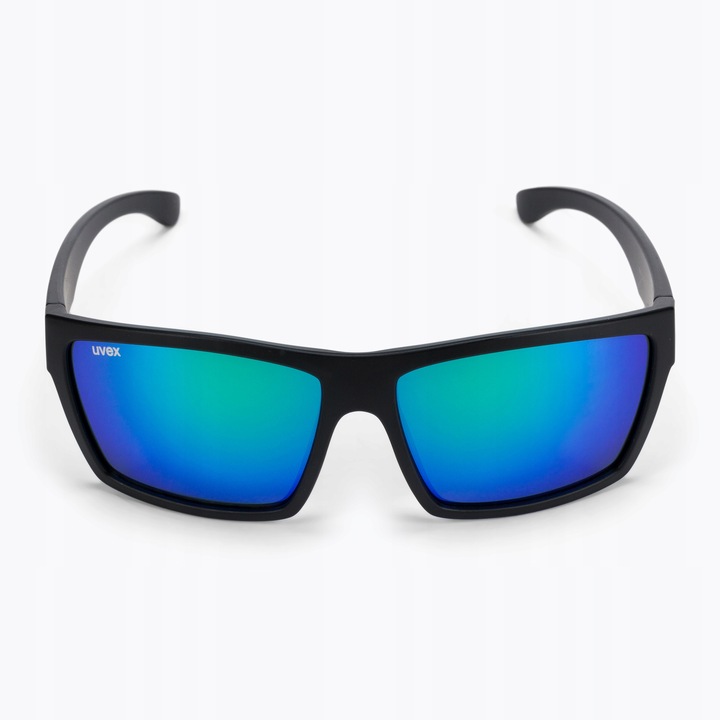 Okulary przeciwsłoneczne UVEX Lgl 29 black mat/mirror green OS
