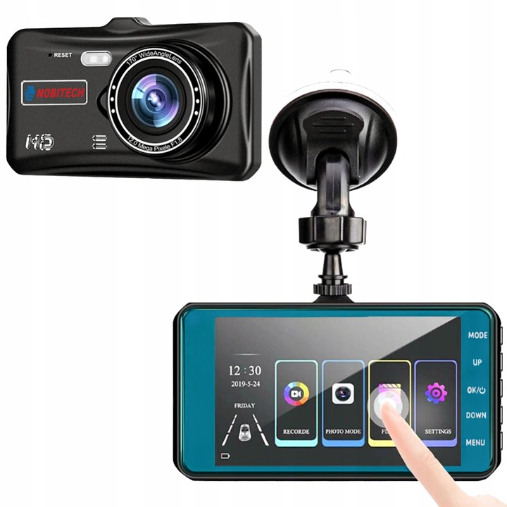 WIDEOREJESTRATOR JAZDY DOTYKOWY REJESTRATOR FULLHD