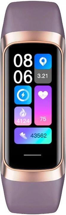 SMARTWATCH ZEGAREK SMARTBAND DAMSKI AMOLED PL PULS SPORT KROKOMIERZ