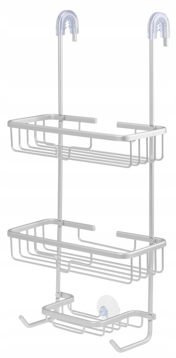 Półka wisząca pod prysznic do łazienki nierdzewna