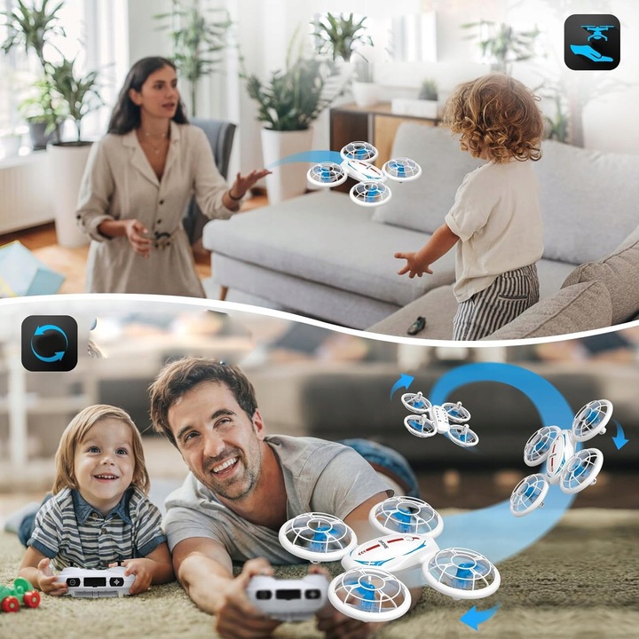 Dron RC Z Diody LED Do Latania Nocą Dla Dzieci Quadcopter