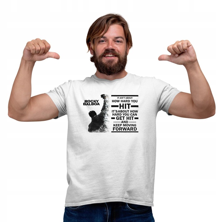 Koszulka męska ROCKY BALBOA W?OSKI OGIER XL