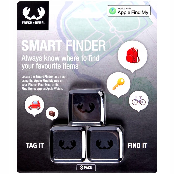 Lokalizator Smart Finder Tag do Apple Fresh 'n Rebel zest. 3 szt.