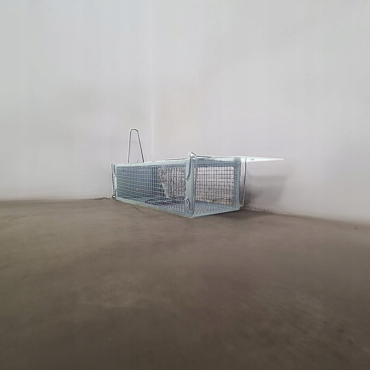 Żywołapka Pułapka na Szczury Kuny Łaski Norki Chwytacz Myszołapka XL Repest