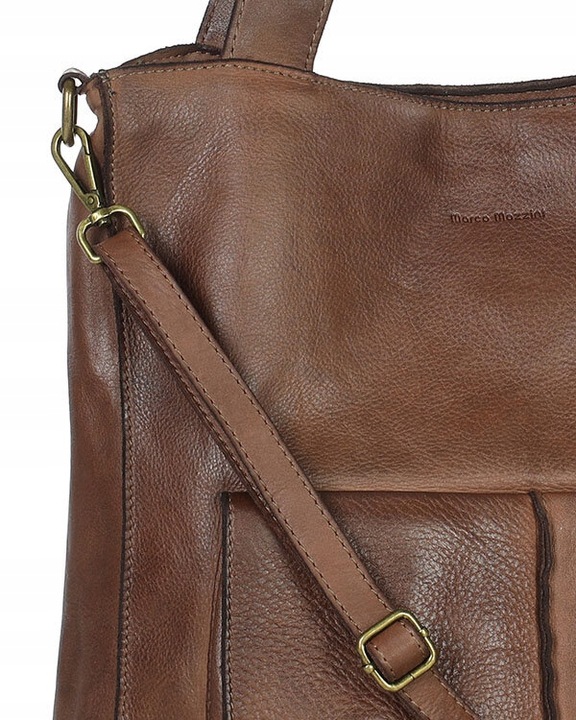 Torba SHOPPER SKÓRZANA torebka A4 MARCO MAZZINI