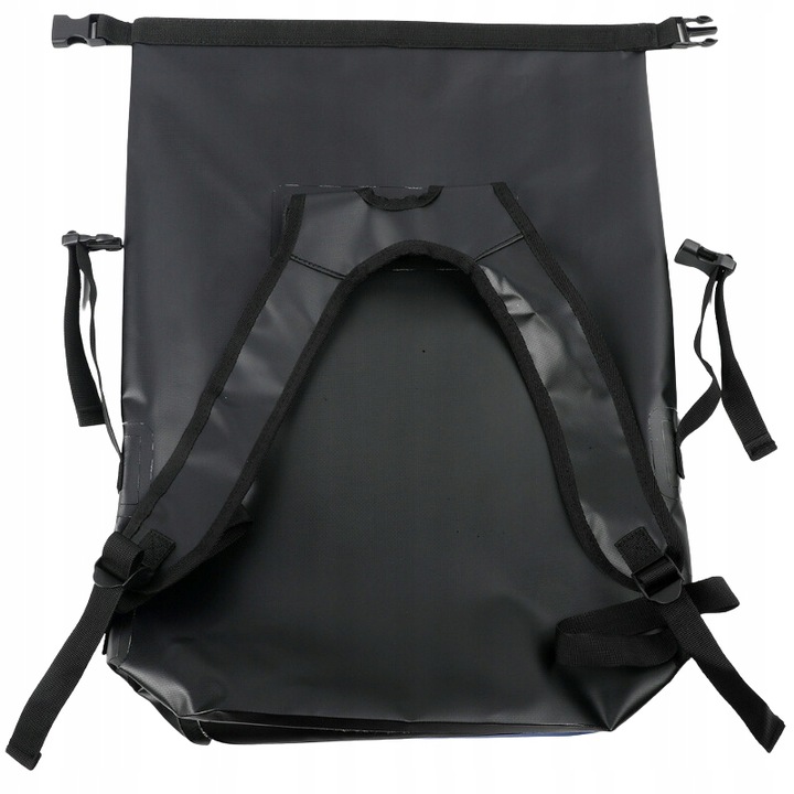WODOSZCZELNY PLECAK TORBA WOREK WODOOPORNY 25L PODRÓŻNY TURYSTYCZNY CZARNY