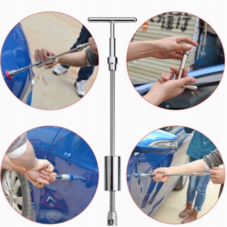 Zestaw do Wyciągania Usuwania Wgnieceń karoseri Młotek + ssak + Pistolet KL