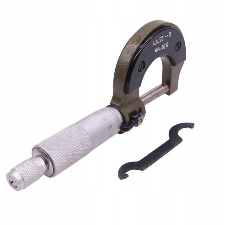 MIKROMETR NONIUSZOWY ZEWNĘTRZNY 0.01MM 0-25 MM