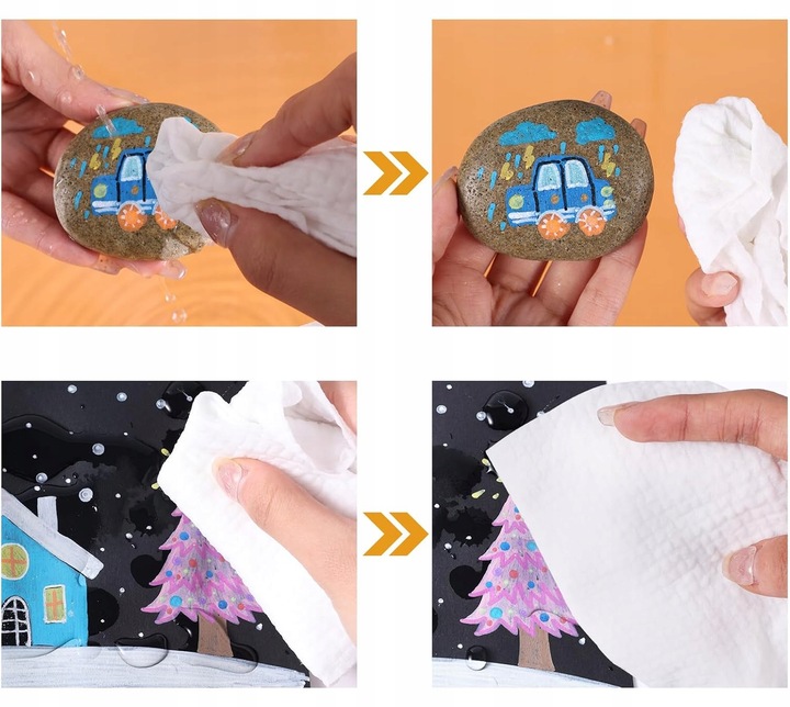 MARKERY AKRYLOWE 24 KOLORY PISAKI FLAMASTRY DO KAMIENI DREWNA TKANIN SZKŁA