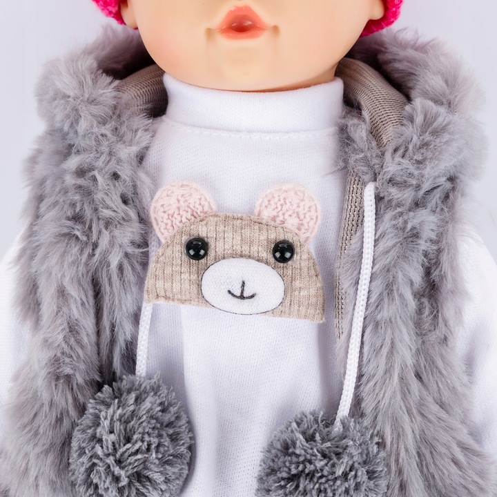 LALKA INTERAKTYWNA BOBAS KINDERPLAY MÓWI ŚMIEJE SIĘ PŁACZE UBRANKA