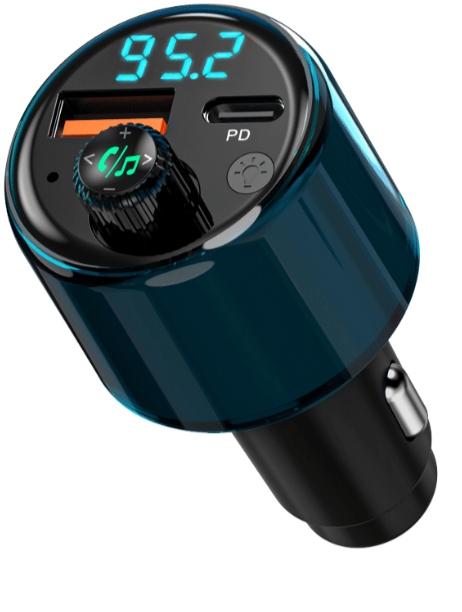 Transmiter FM Bluetooth Navitel BHF05 MAX zestaw głośnomówiący, USB-A USB-C