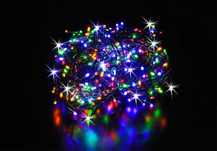 LAMPKI CHOINKOWE 300LED FLASH 22 METRY ZEWNĘTRZNE