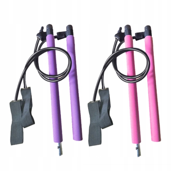 DRĄŻEK DO PILATESU BAR KIJ DO ĆWICZEŃ GUMY OPOROWE EKSPANDERY Z DRĄŻKIEM