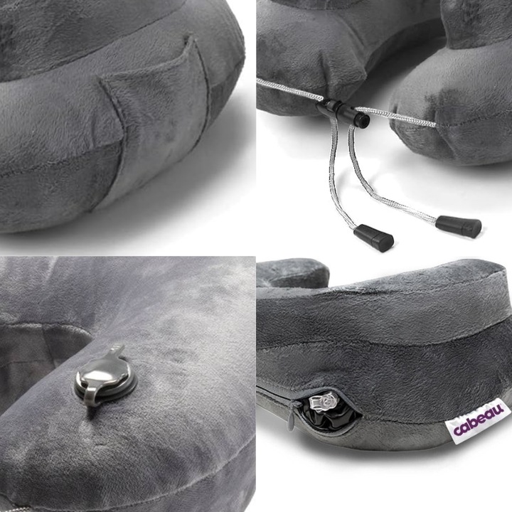 CABEAU AIR EVOLUTION PODUSZKA PODRÓŻNA ZAGŁÓWEK ROGAL NA SZYJĘ DMUCHANA