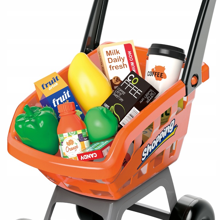 SUPERMARKET SKLEP DLA DZIECI STRAGAN KASA WAGA KOSZYK WÓZEK SMARTFON MATADI