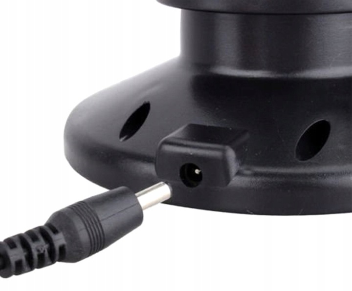 WENTYLATOR KOLUMNOWY STOJĄCY BIURKOWY OSCYLACJA KLIMA USB 3W CZARNY AG389E